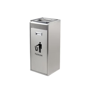 Outdoor Environmentally Friendly Classified Stainless Steel Trash Cans for Shopping Malls and Hotels, Anti-Fingerprint Colors and Sizes Can Be Customized