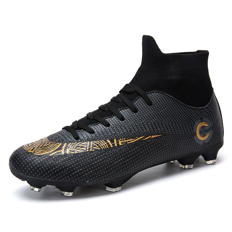 Adults Men's Soccer Cleats Shoes High-to...