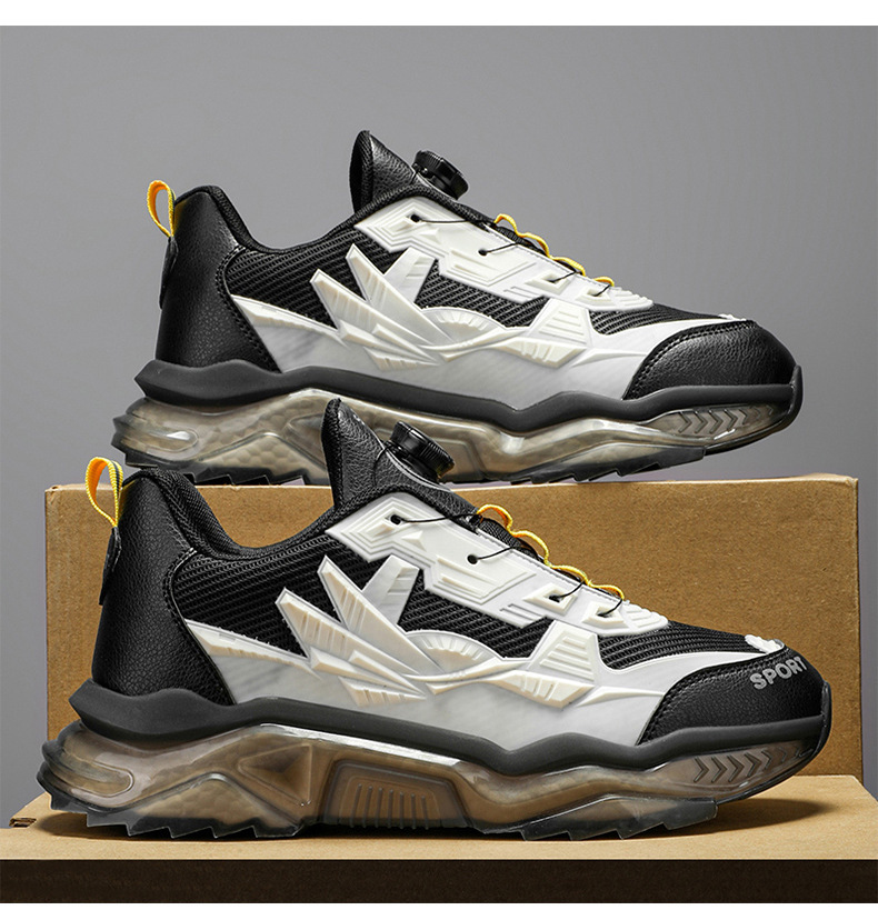 Frühling und Winter Herrenschuhe Herbst Drehknopf Torre Schuhe Trendy Teenager Mittelschüler Keine Schnürsenkel Sneaker_voghion.com