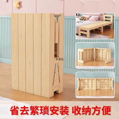 折叠加宽床拼接神器床边床家用婴儿床加宽儿童床双人午休床成人床