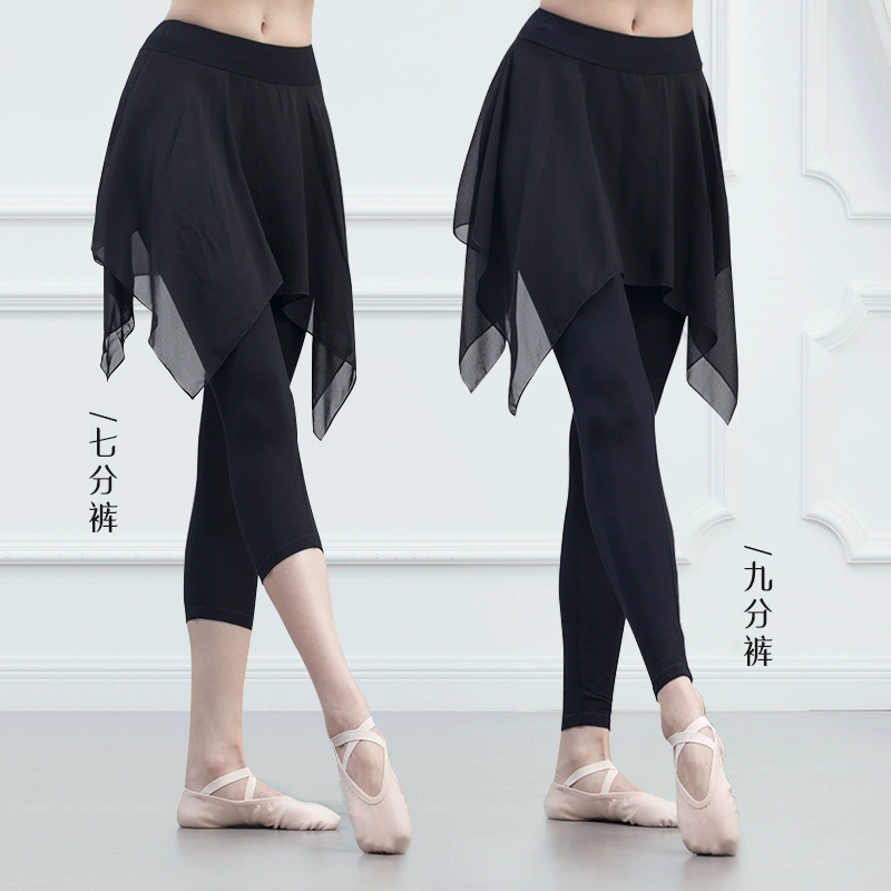 Танцевальная одежда для взрослых черные укороченные брюки эластичные танцевальные классические народные танцевальные леггинсы кювоты фабрики оптом