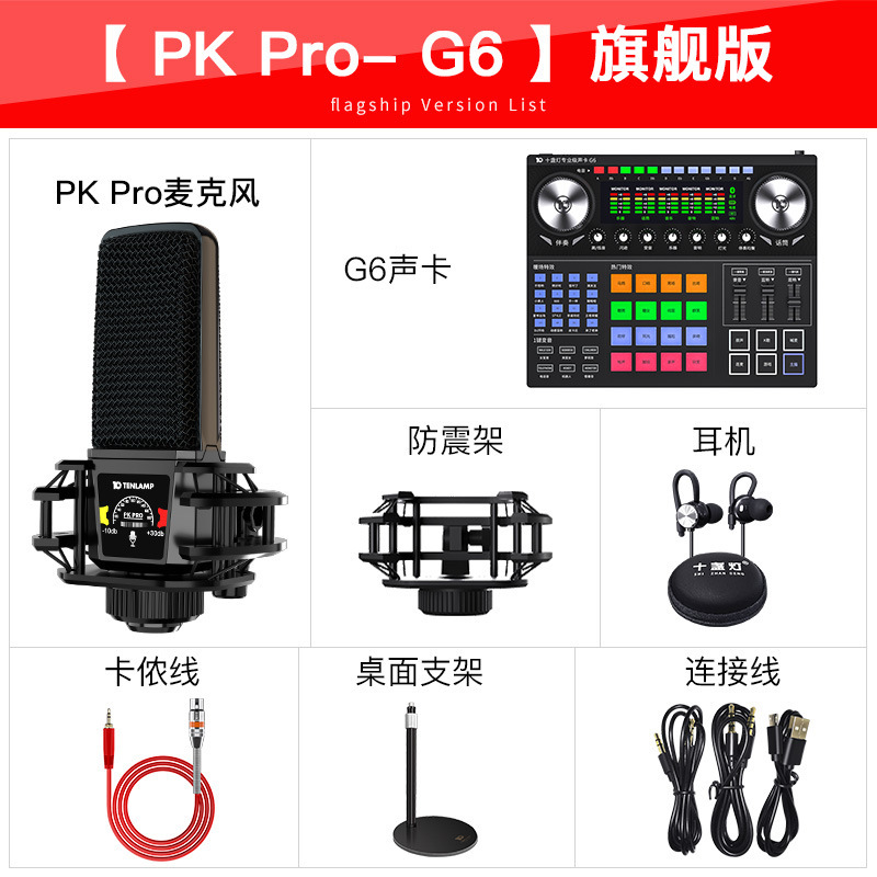 10 ランプ G6 サウンドカードライブブロードキャスト機器サウンド修理全国カラオケレコーディングスタジオマイク携帯電話コンピュータコンデンサーマイク|undefined