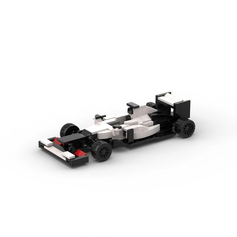 Compatible with Lego Moc-113878 Formula F1 Sauber C31 Building Block Racing Car Toy Set Model Compatible with Lego Moc-113878 Formula F1 Sauber C31 Building Block Racing Car Toy Set Model