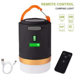 跨境手提帐篷灯USB充电电量显示野营夜间照明灯户外露营
