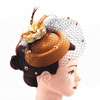 Fashionable hair accessory for bride, evening dress, European style, graduation party, wholesale
