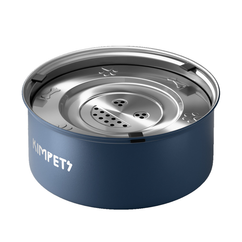 Juego de comida para mascotas 304 Tazón para perros de acero inoxidable Tazón suspendido Agua potable Tazón para perros flotante Agua potable Tazón para mascotas de gran capacidad al por mayor