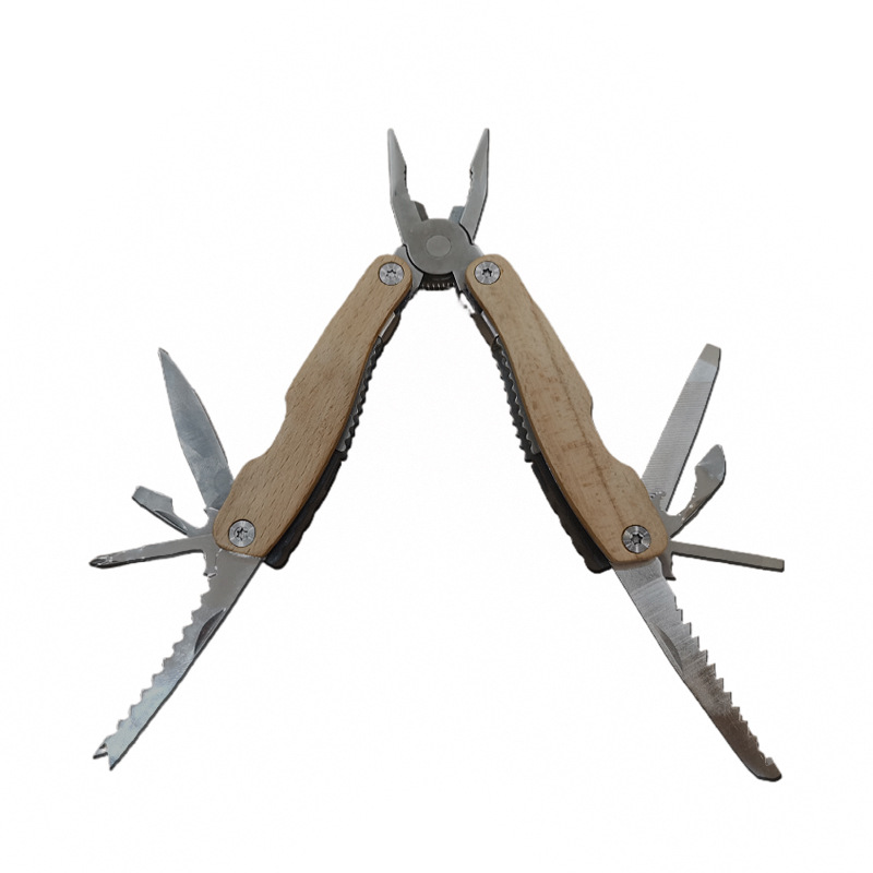 木柄多功能中号钳 便携式多用途居家修理钳 礼品工具钳