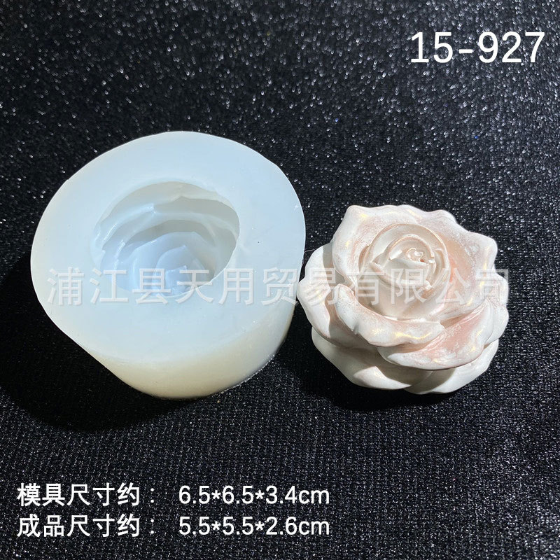 Girasol Rosa Clavel fondant cake molde de silicona DIY coche aromaterapia decoración colgante epoxi