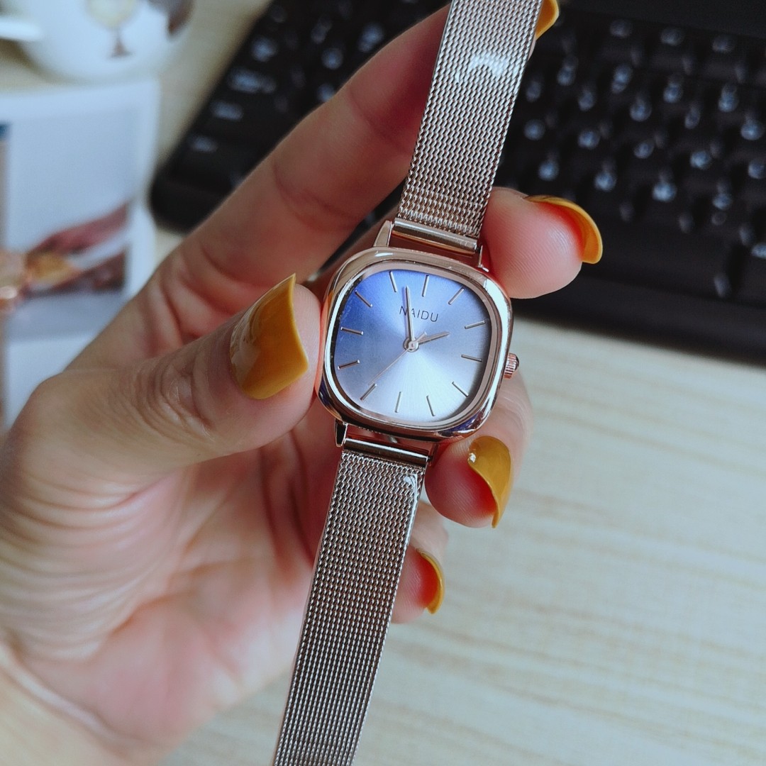 Simple Style Style Simple Style Solid Color Buckle Quartz Watch Women's Watches