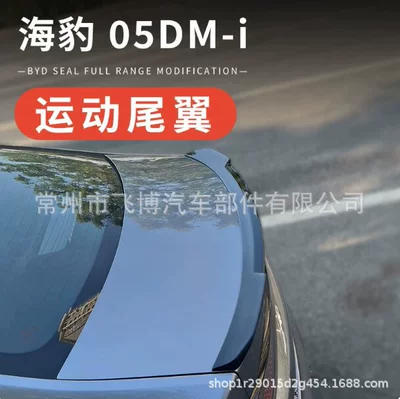 Suitable for Byd Seal 05 Dm-I 2023 Model Rear Wing Modification, Fixed Wind Wing Modification, No-Drill Carbon Fiber Pattern