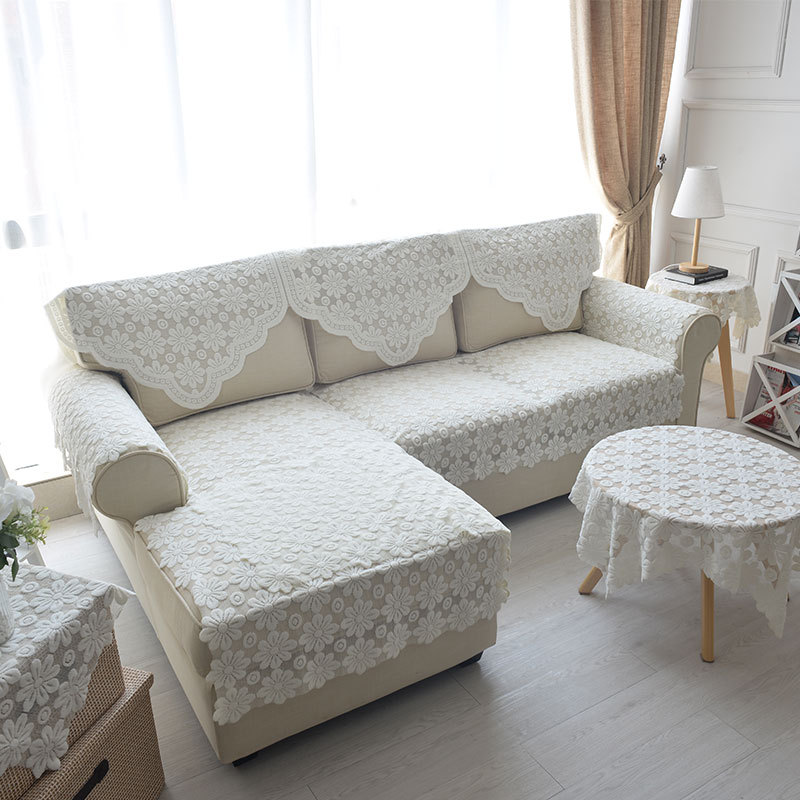 European Romantic Stretch Sofa Cover Scratch Resistant Protector_voghion.com