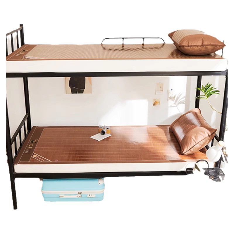 Bamboo Mat Cooling Mat 0.9 Student Dormitory Single Bed Special Rattan Mat Summer Children's Ice Silk Mat 2026 New Model
