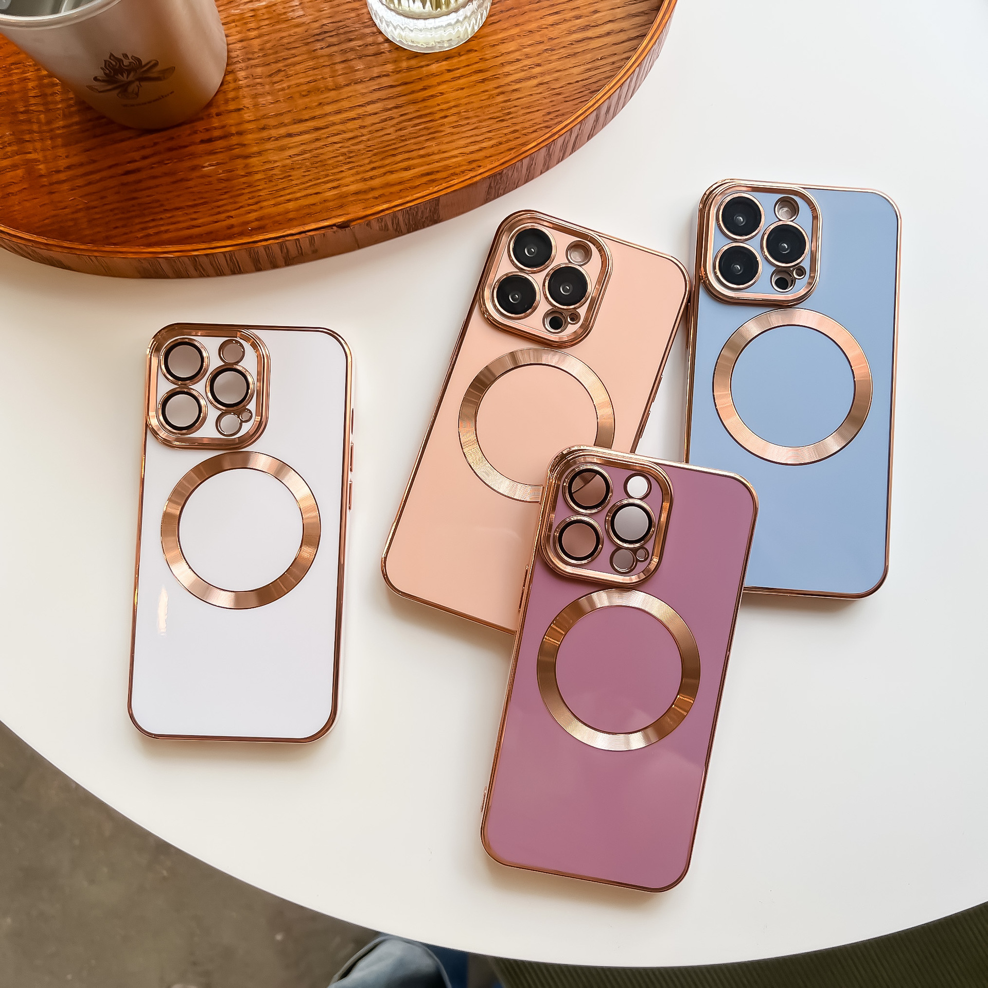 Title 8, Solid Color Electroplating Magnetic Pull Ribbon...