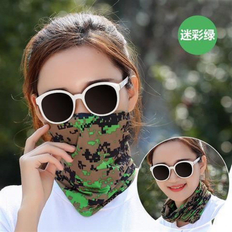 Hielo seda turbante mágico de verano deportivo al aire libre para hombres y mujeres cuello pañuelo de bicicleta máscara de pesca cuello delgado comercio exterior