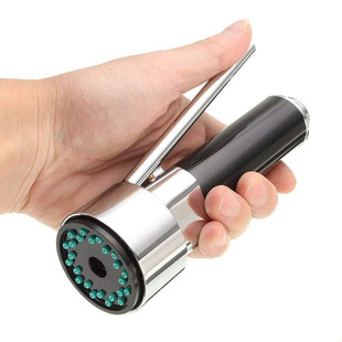 Open Pull-Out Faucet Nozzle Kitchen Spring Faucet Sink Household Telescopic Head Electroplated Replacement Head Shower Head