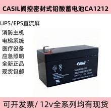 CASIL阀控密封式铅酸蓄电池CA1212 12V1.2AH卷帘门控制箱12V电瓶