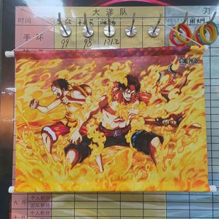 Poster Anime Two-Dimensional Catering Shop Decoration Hanging Scroll Room Japanese Style Comic Indoor Hanging Painting