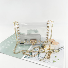 2023春夏新品欧美日韩时尚透明包单肩斜挎包体育馆亚马逊跨境风潮