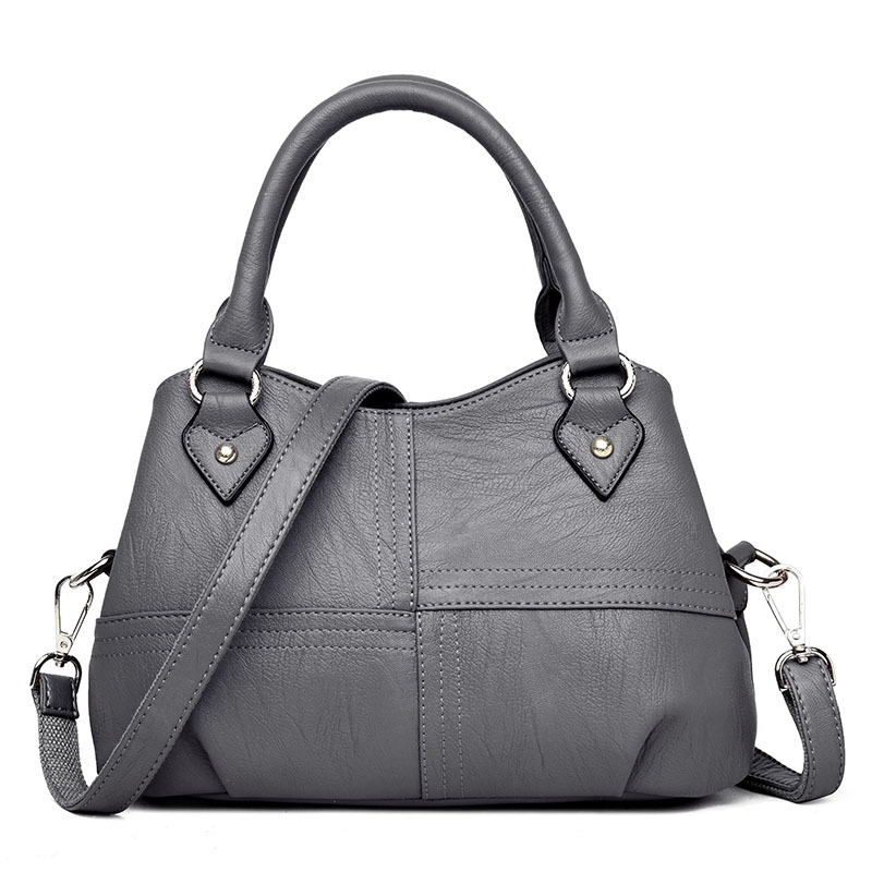 Bag Fashion Women's Bag Casual Simple Texturized Soft Leather Shoulder Crossbody Handbag for Middle-aged Women_voghion.com