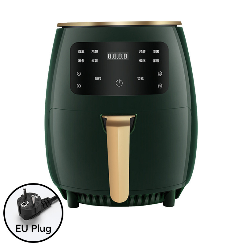 新款空气炸锅智能触屏多功能薯条机6LAir Fryer110V220V欧美英规|undefined