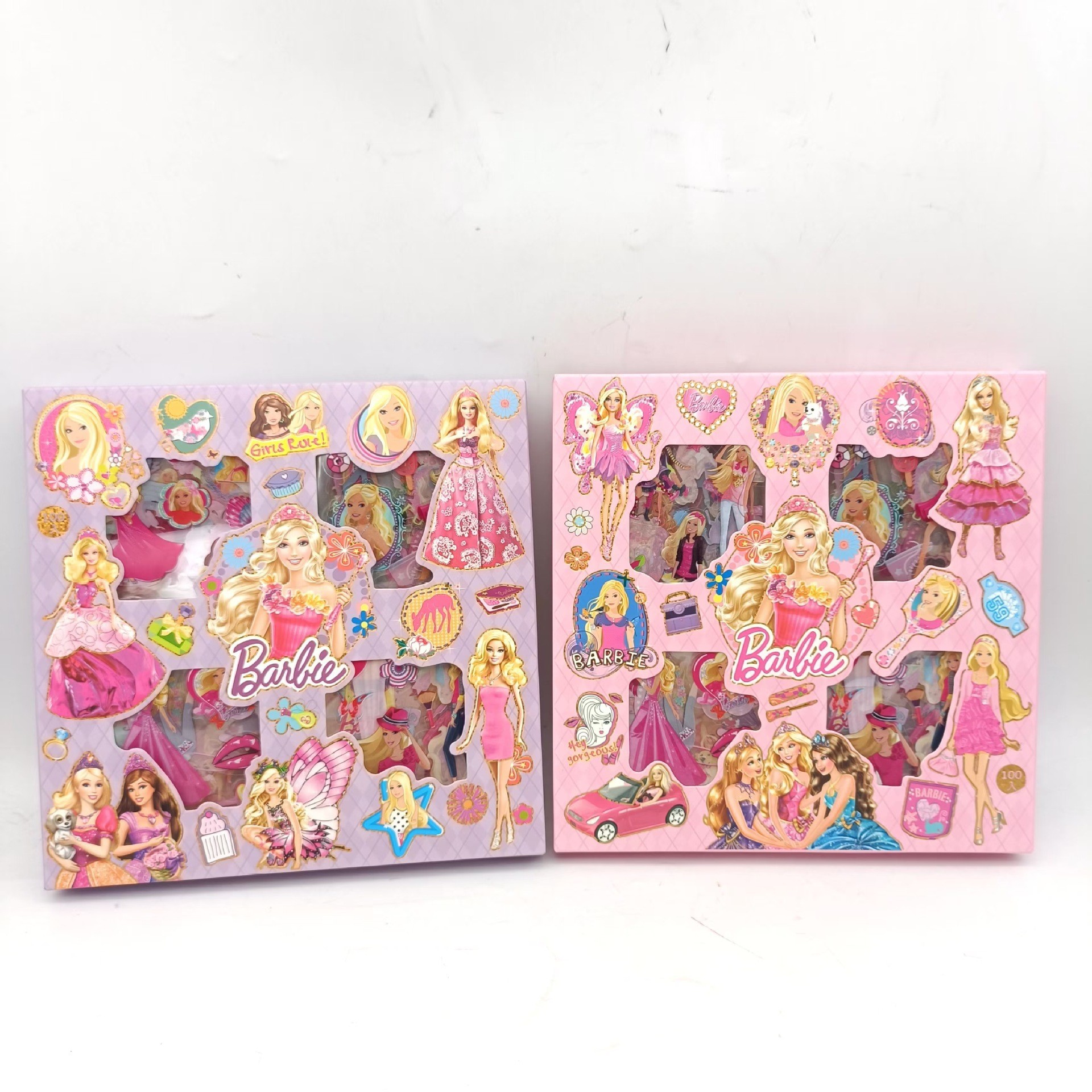 Sanrio Cultural y Creativo Moe Star Party 100 en PET Pegatinas impermeables transparentes Stitch Children's Kapi Hand Cart Periférico