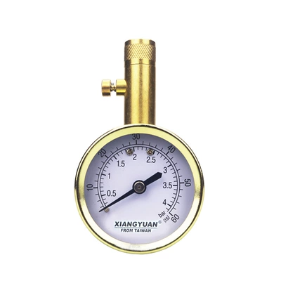 High-Precision Car Tire Pressure Gauge Pure Copper Tire Pressure Gauge Metal Mechanical Tire Pressure Gauge Digital Display Tire Pressure Monitor (Air pressure gauge/tire pressure gauge) - classic-tire-pressure-gauge