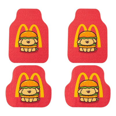 Mats, Car Foot Mats, Driver's: Universal Foot Pad - recommended-burger-dog-wire-circle-foot-mats-4-piece-set