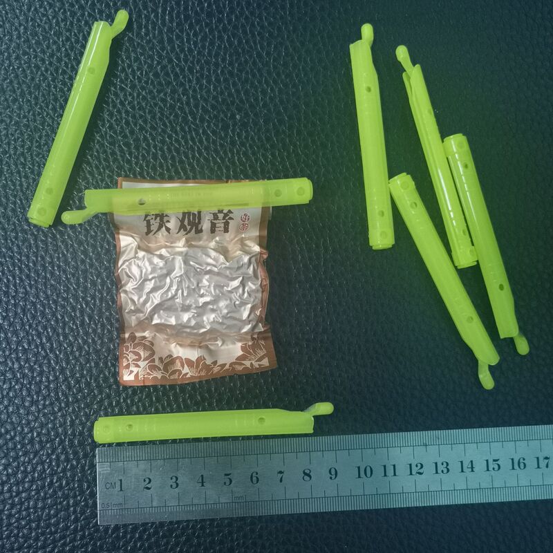 現物透明プラスチック密封棒茶葉防湿密封クリップ食品保存シールクリップ食品袋シール|undefined