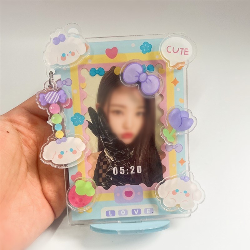 [INS Acrylic Photocard Frame Cartoon Card Display Stand Photo]