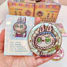 ラブブバッジブラインドドローアニメーション漫画バージ学生装飾ペンダントバッジペンダントブローチ人形マシン賞品