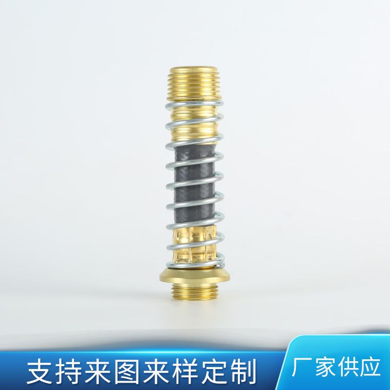 供应美式弹簧水管花园软管防扭结保护器水龙头连接器园林专用双头