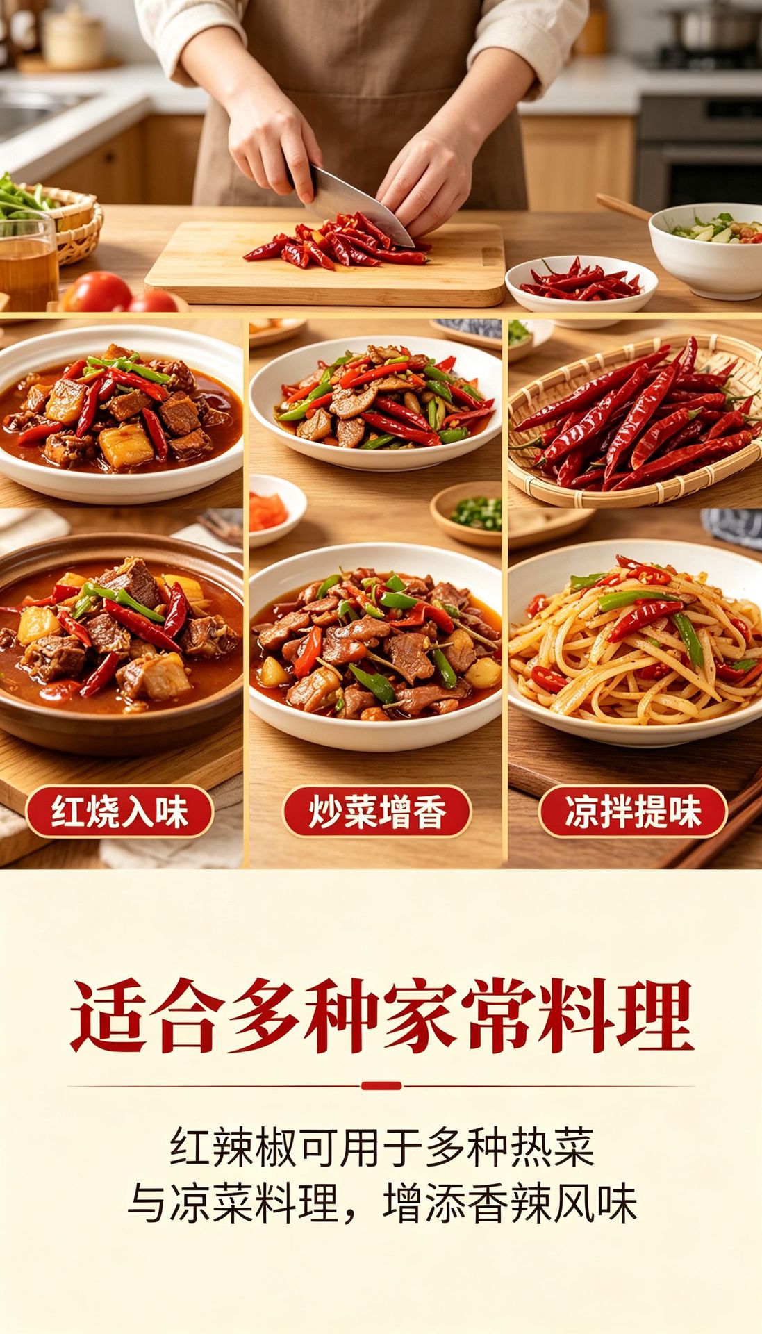 Dried Chili Peppers 500g Chao Tian Jiao Er Jing Tiao Lantern Chili Hot Dried Peppers for Cooking quality and texture