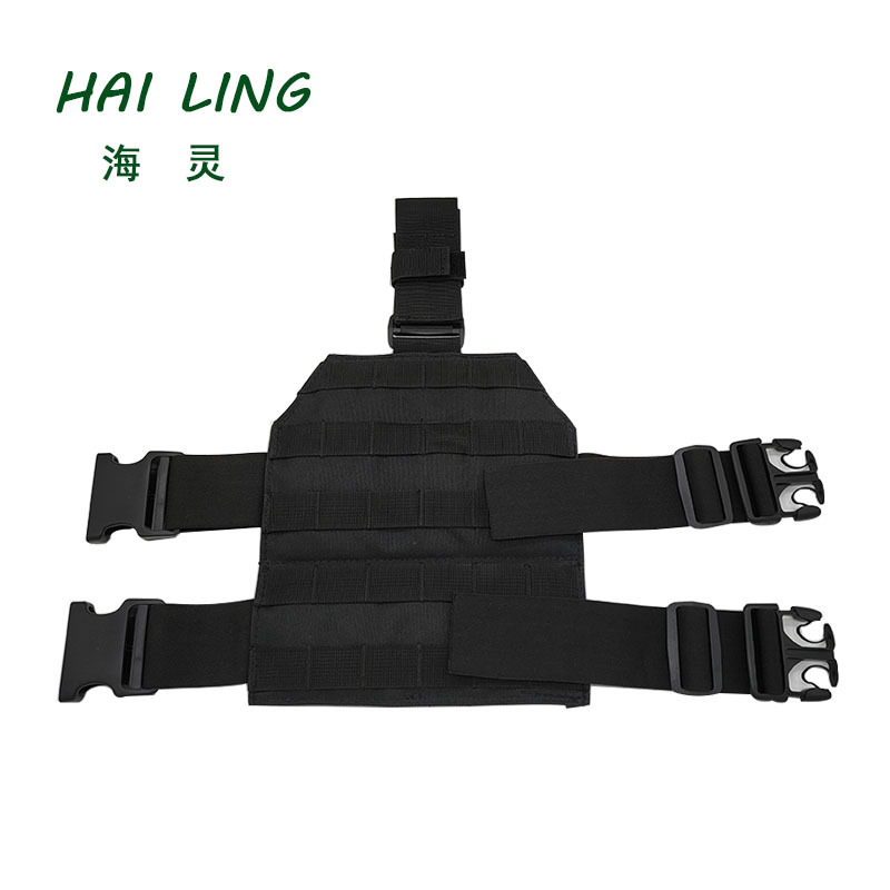 (2개) 전술 다리 커버 잡화 펜던트 다리 가방 승마 스포츠 MOLLE 서스펜션 시스템 다리 매달려 전기 기술자 휴대용 다리 가방