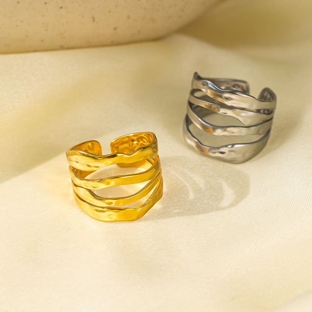 6g Weight PVD Coated Gold Plating Process 18K Gold Plated Plating Material Open Rings Classification 1 Piece Quantity Casual, Daily, Shopping Occasion 304 Stainless Steel Material Heart Shape, Flower, Bow Knot Pattern All Seasons Season Women's Gender Vintage Style, French Style Style Plating Craft Wholesale Jewelry Vintage Style French Style Heart Shape Flower Bow Knot Titanium Steel 18K Gold Plated Plating Open Rings 7
