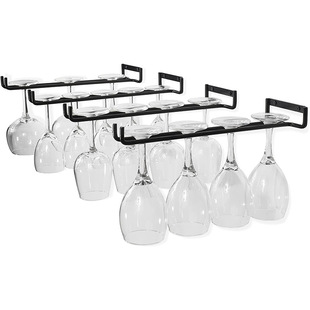 Cross-border Creative Tall Cup Holder Iron Wine Cup Holder Inverted Home Wine Cabinet Bar Hanging Wine Cup Holder