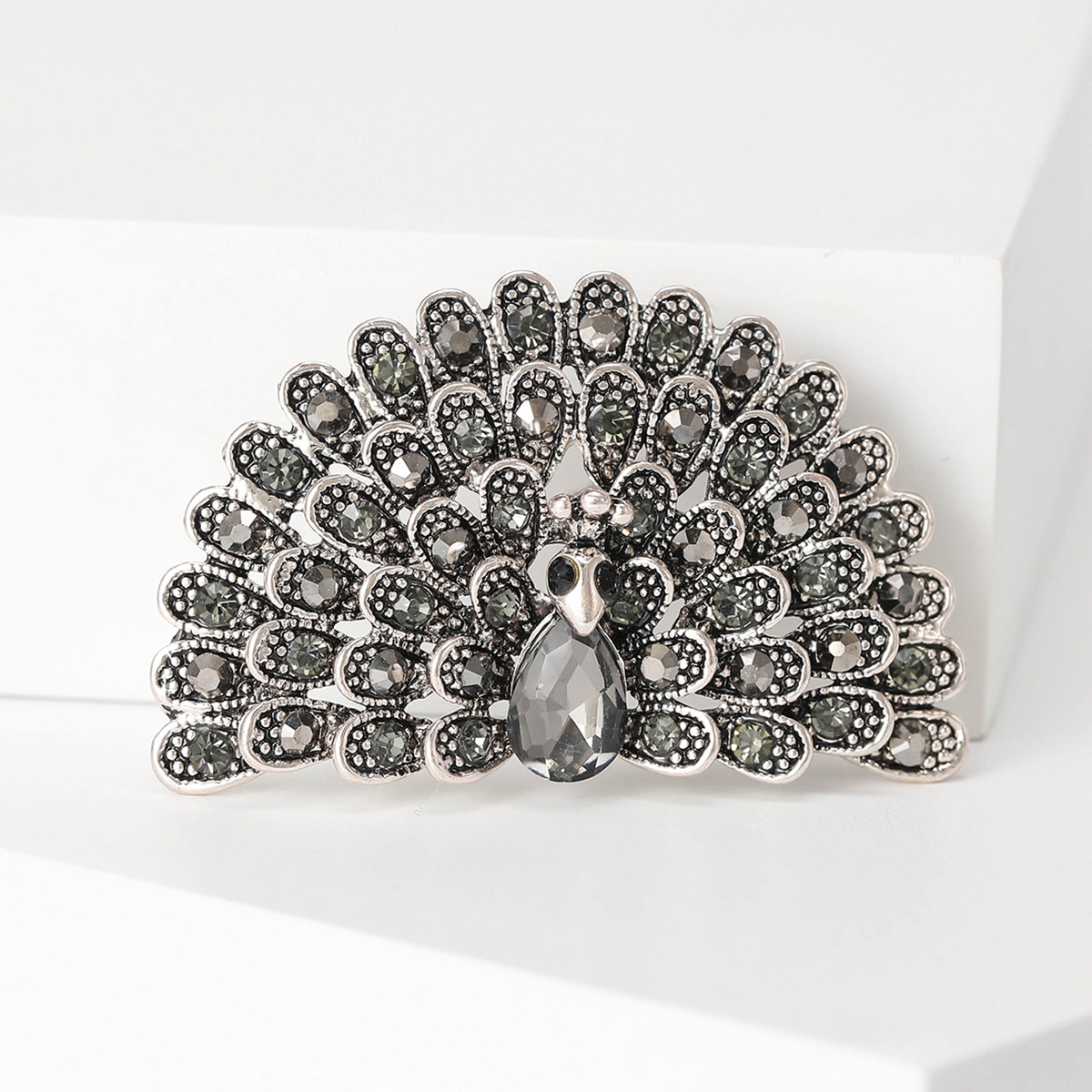 16g Weight Rhinestones Inlay Material Brooches Classification Banquet Occasion Alloy Material Peacock Pattern All Seasons Season Women's Gender Inlay Design Retro Style Retro Pin Peacock Alloy Inlay Rhinestones Women's Brooches 6