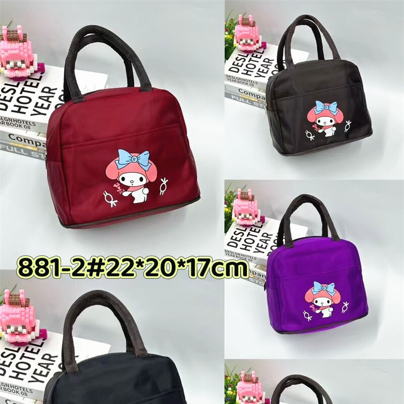 881-2 # Handbag Oxford Cloth Women's Bag 22*20cm Cross-Border Supply Cheap Handbag Advertising Gift