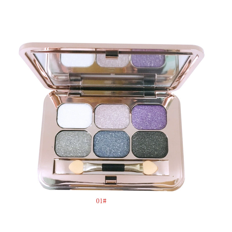 MEDIY Mei Dian Red Powder Love Diamond Series 6‑цветная палетка теней для век, тени для век, палетка теней, фестивальные вспышки для оптовых продаж