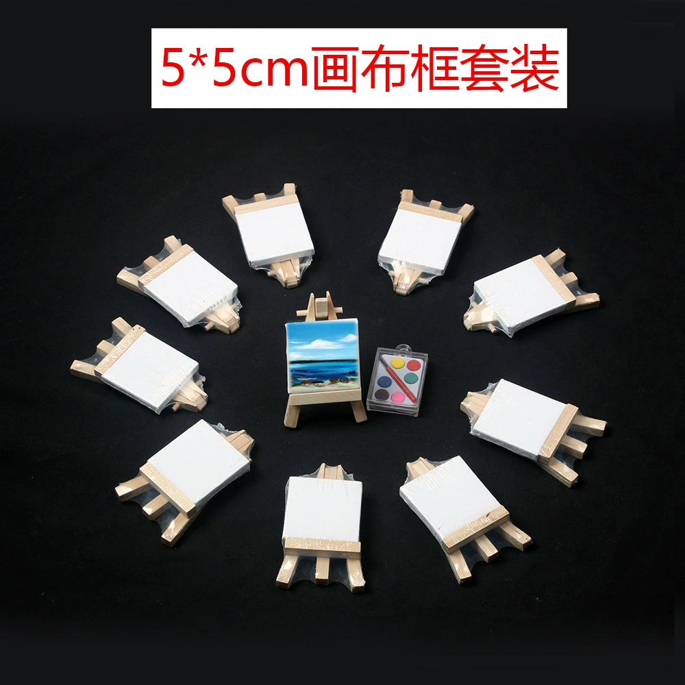 Трансграничный мини-костюм для детской живописи 5*10 штатив с рамкой для масляной живописи 5*5 пустая мини-рамка для масляной живописи костюм