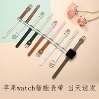 [新款适用苹果iwatch超纤耐磨表带现货批发男女applewatch苹果表带]