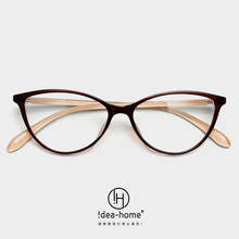 72506韩国轻细框TR90猫形近视眼镜框架女网红素颜平光镜学生镜
