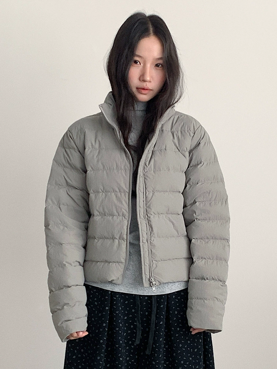 Стиль keep warm короткая бархатная пуховик-пуховик, подтяжка, свободный крой