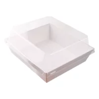 Чистая Знаменитость Торт Roll Упаковка Box Квадратный Прозрачный Тирамису Выпечка West Point Сэндвич Упаковка Box