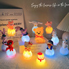 Decorations for St. Valentine's Day, jewelry, night light, with little bears, dress up