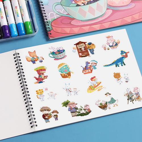 A4 A5 Art Student Marker Drawing Sketch Drawing Pad Cartoon Empty Marker Dedicated Drawing Book