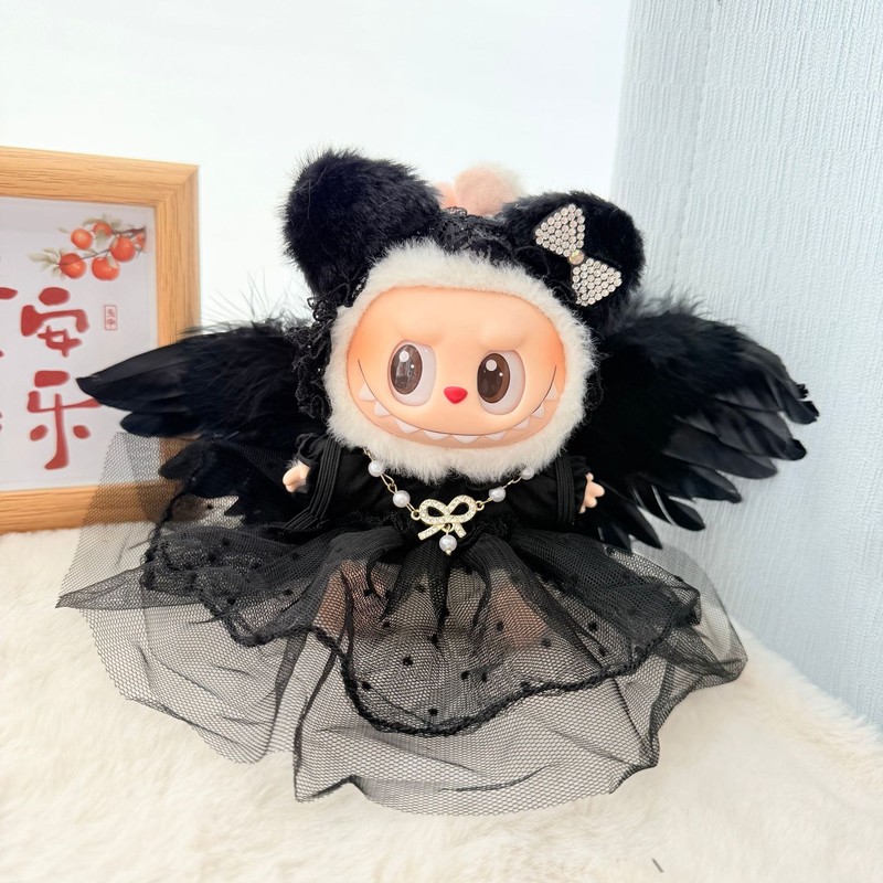 仅衣服] 一/二代La布布衣服挂件拉布布坐坐派对娃衣挂件草莓熊萌|undefined