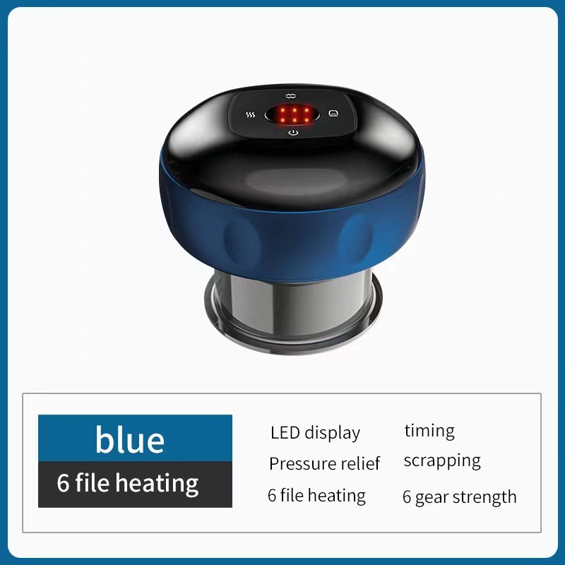 Amazon ホームカッピング吸引とスクレーピングマッサージャー、カッピングとスクレーピング器具、電気加熱スマート呼吸カッピング器具|undefined