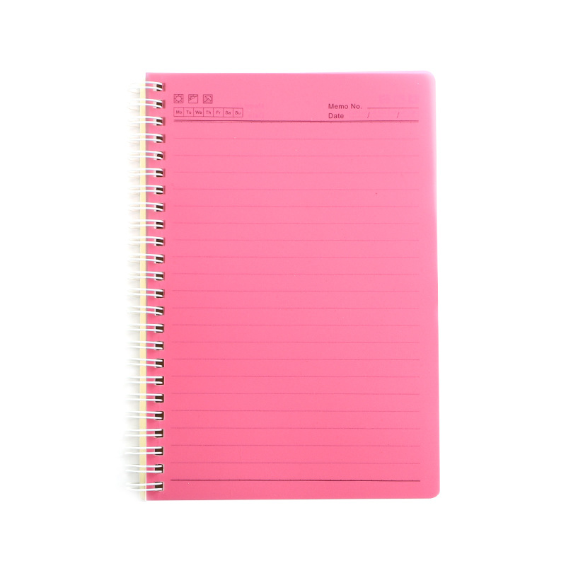 Chenshi Coil Book Wholesale Color PP Cover Can Be Customized Horizontal Line Square Book Hand Account Loose-leaf Book