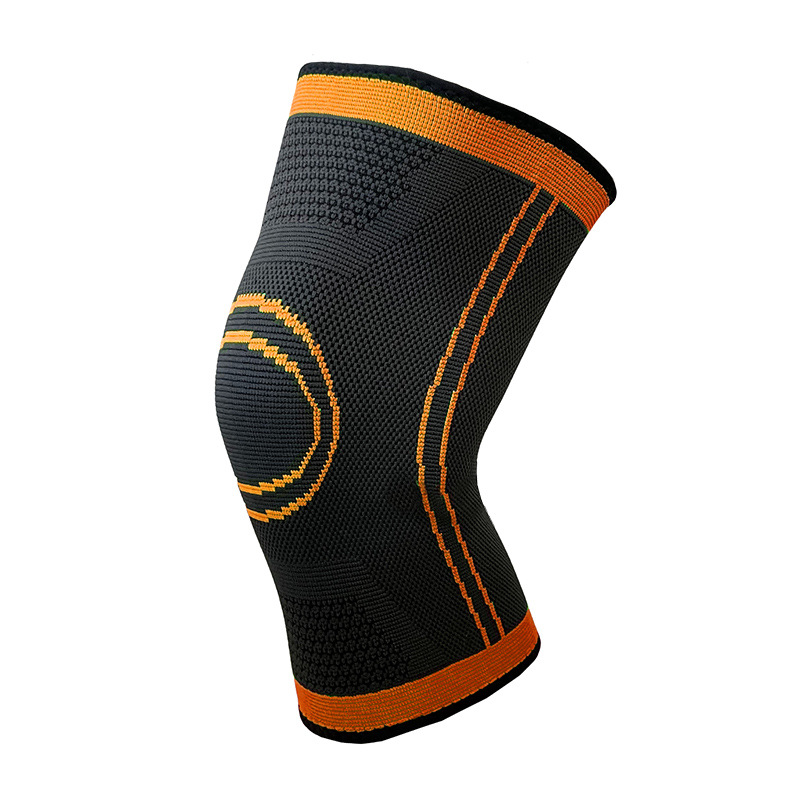 Rodillera deportiva elástica con vendaje de compresión, ideal para baloncesto, ciclismo y entrenamiento
