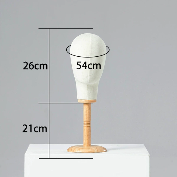 Beige general linen long neck head + new short column bottom